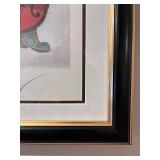 Framed Ota Bican Signed Limited Edition Print 484/1000, 22" x 18"