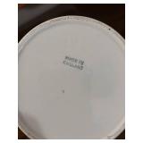 Vintage English Ceramic Candy Treats Jar with Lid