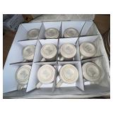 Speckled Stoneware Dinnerware Set by Sakura, Service for 12, Made in Japan