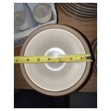 Speckled Stoneware Dinnerware Set by Sakura, Service for 12, Made in Japan