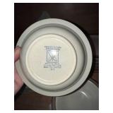 Speckled Stoneware Dinnerware Set by Sakura, Service for 12, Made in Japan