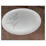 Kitchenware Collection: Glass Mixing Bowls, Farberware Saucepan, and Oval Serving Platter