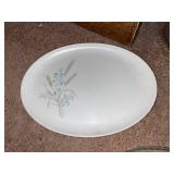 Kitchenware Collection: Glass Mixing Bowls, Farberware Saucepan, and Oval Serving Platter