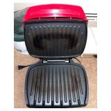 Lot of 3 Kitchen Appliances - Crock-Pot, George Foreman Grill, and Cornwall Electric Tray