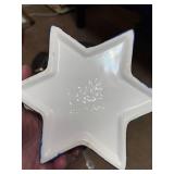 Hanukkah Serving Set with Lenox Plate, Blue Star Dish, and Tray