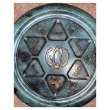 Hanukkah Serving Set with Lenox Plate, Blue Star Dish, and Tray