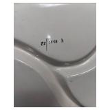 Fruit-Themed Ceramic Serving Platters with Boston Warehouse Cheese Spreaders and Glass Tray