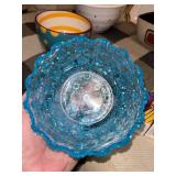 Eclectic Collection of Decorative Bowls, Plates, Teapot, and Abstract Salt & Pepper Shakers