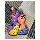 Eclectic Collection of Decorative Bowls, Plates, Teapot, and Abstract Salt & Pepper Shakers