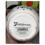 Eclectic Collection of Decorative Bowls, Plates, Teapot, and Abstract Salt & Pepper Shakers