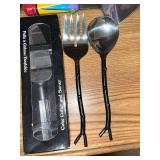 Assorted Cake Servers, Cutlery, and Decorative Serving Utensils Collection