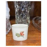 Collection of Crystal and Porcelain Decorative Tableware