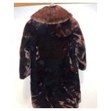 Eatons Fur Salon Brown Fur Coat with Satin Lining
