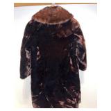 Eatons Fur Salon Brown Fur Coat with Satin Lining