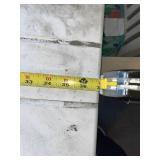 Outdoor Patio Set with Oval Table and 4 White Plastic Armchairs