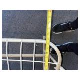 Metal Patio Glider Loveseat with Cushions