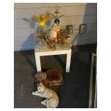 Collection of Animal Garden Statues and Decorative Figurines