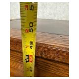 Rustic Wood Chest of Drawers with Metal Handles, 36in x 20in x 49in