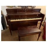 Behning New York Console Piano with Bench