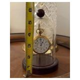 Elgin Antique Pocket Watch in Glass Dome Display