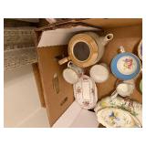 Large Assorted Set of Vintage Floral Tea Cups, Saucers, and Serving Pieces