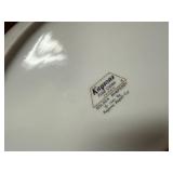 Vintage Dinnerware Set with Corelle Plates, Kayona China Bowl, and Yellow Floral Stoneware