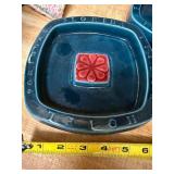 Pair of Vintage Hotel Florida Portugal Lisboa Ceramic Ashtrays