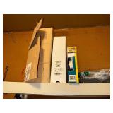 Group of Electrical and Utility Supplies including Vinyl Tubing, Velcro, and Conduit