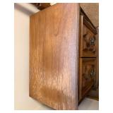 Mid-Century Bedroom Set with Twin Headboard and 2 Nightstands