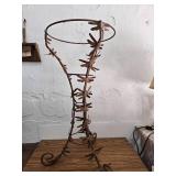 Dragonfly plant stand, black black stand