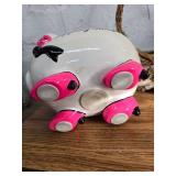 two baskets and a piggy bank