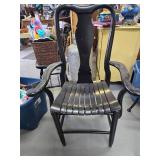 Sturdy black chair