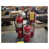 (3) Fire Extingushers...