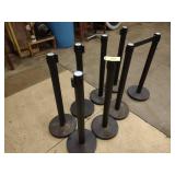 (8) Vevor Stanchion Posts...