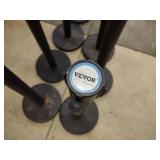 (8) Vevor Stanchion Posts...