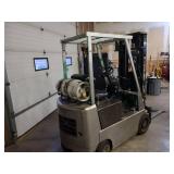 Mitsubishi LP Gas Forklift, 2450 lb...