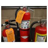 (3) Fire Extinguishers...