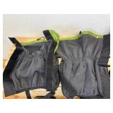 Pair Bluefield Leg Gaiters and a Mesh Mushroom Long Strap Collecting Bag