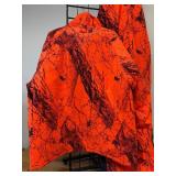 2 Pc Never Worn, Gamehide Blaze Orange Naked North Camo Bibs and Jacket
