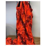 2 Pc Never Worn, Gamehide Blaze Orange Naked North Camo Bibs and Jacket