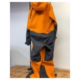 Never Worn TOBE Tiro V3 Snowmobile Non-Insolated Monosuit in Orange & Grey European Size 3XL (US XL)