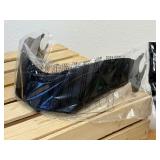 Medium LS2 Verso Open Face Helmet in White with New Chin Shield