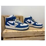 Worn Womens Size US 10 Nike Air Force 1 Mid Military Blue