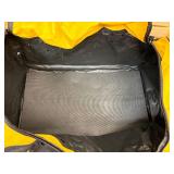 Extra Large Yellow & Black Duffel Bag 32" Long x 16" Deep X 16" Tall and Large Draw String Mesh Bag Backpack