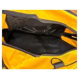 Extra Large Yellow & Black Duffel Bag 32" Long x 16" Deep X 16" Tall and Large Draw String Mesh Bag Backpack