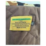 Vintage Like New Day One XL Tribal Camouflage fleece hunting vest - With Back Bird Pouch