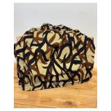 Vintage Like New Day One XL Tribal Camouflage fleece hunting vest - With Back Bird Pouch