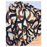 Vintage Like New Day One XL Tribal Camouflage fleece hunting vest - With Back Bird Pouch