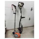 2 Pc Lot; Craftsman Gas Weedwacker (working, tune-up needed) & Heavy Duty Balck & Decker Yard Edge Trimmer