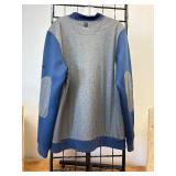 XL Under Armour Unstoppable Gore-Tex Windstopper 1/2 Zip Pull Over in Blue/Grey